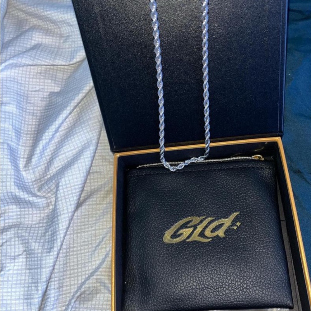 GLD Silver Chain Necklace
